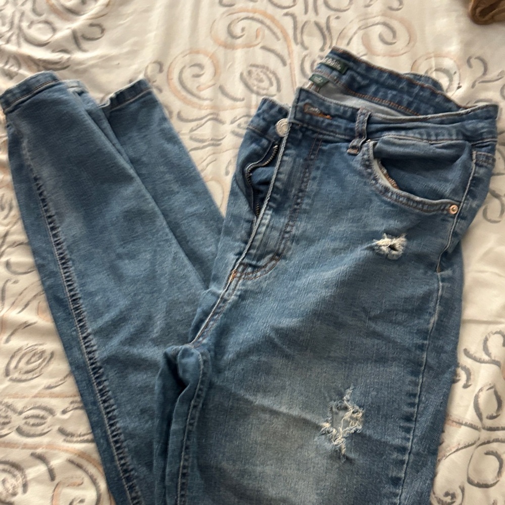 Wild Fable Light Blue Distressed Skinny Jeans